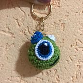 Chaveiro  Mike Wazowski. Een project van Haken van Mariana Almeida - 17.03.2021