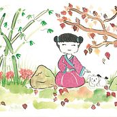 Projeto Aquarela em Técnica Japonesa - Sumiê . % Evelyn Raposo tarafından hazırlanan Geleneksel illüstras, Ve on projesi - 03.17.2021