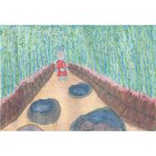 Camino de bambú . Traditional illustration project by Maria Cecilia Bentancourt Sassi - 03.18.2021