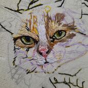 Mi Proyecto del curso: Needle painting para principiantes. Embroider project by aline.paez34 - 03.18.2021