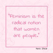 Feminist Quote - Part of a Social Media Strategy for Feminist Group. Graphic Design, Social Media, and Social Media Design project by Hadass Evron - 05.01.2019