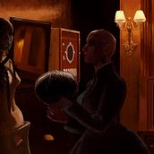 "In the Fabrics" color study. . Concept Art, and Digital Illustration project by Hela Haghenbeck - 12.30.2020