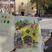 Ermita del Remei. Traditional illustration project by toskaykira - 03.18.2021