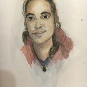 Autorretrato 1. Un proyecto de Bellas Artes y Bocetado de Alex Silva Tena - 18.03.2021