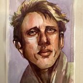 Mi Proyecto del curso: Retrato artístico en acuarela. Fine Arts, Painting, Watercolor Painting, and Portrait Drawing project by Iban Sarabia Casellas - 03.18.2021