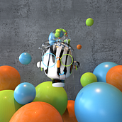 Hi!!. 3D, Character Animation, 3D Design, and Digital Design project by Mabi Tunez Parra - 03.18.2021
