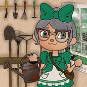 Animal Crossing Garden shed . Traditional illustration project by Hayley - 03.27.2021