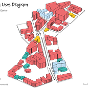 Urban Diagrams. 3D Modeling project by Rawan Shalaldeh - 03.18.2021