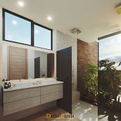 Visualización Baño habitación principal Ein Projekt aus dem Bereich Dekoration von Innenräumen, Innendesign, 3-D-Modellierung, L und schaftsbau von Dario Pareja Diaz - 17.03.2021
