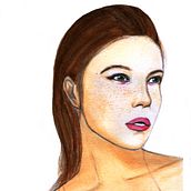 Mi Proyecto del curso: Retrato en acuarela a partir de una fotografía. Een project van  Portrettekening y Aquarelschilderen van Julieta Piña - 19.03.2021