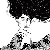 Ilustración mujer caos. Un proyecto de Ilustración tradicional de Mariana Betancur Echavarría - 19.03.2021