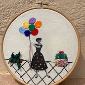 Mi Proyecto del curso: Bordado en fotografías sobre tela. Un proyecto de Fotografía, Collage, Papercraft, Estampación, Bordado, DIY y Diseño textil de Pilar Mata Abadia - 29.06.2021