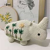 Mi rino Selva . Crochet project by Núria AI - 03.19.2021