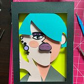 My project in Papercut: Illustrating with Layers of Paper course. Paper Craft project by Alessandra Giuliano - 03.19.2021