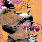 The Dalai Lama's Instructions for Life. Collage, and Digital Illustration project by Judith Hofmann - 06.01.2007