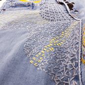 Mi Proyecto del curso: reparación de una prenda con bordado. Embroider, Creativit, and DIY project by Eles - 03.19.2021