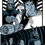 Meu projeto, usando como base um dos meus filmes favoritos. Un proyecto de Ilustración tradicional de Victor Pereira - 19.03.2021