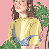 Mi Proyecto del curso: Retrato ilustrado con Procreate.  project by Daniela Rodríguez - 03.20.2021