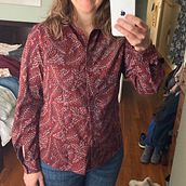 My very first dress shirt! . Un progetto di  di Melissa Gill - 20.03.2021