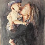 My project in Artistic Portrait with Watercolors course. Un proyecto de Pintura a la acuarela de bacskaydonat - 21.03.2021