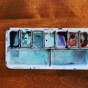 Sunrise over the Capitol. Watercolor Painting project by victoria_ortgiesen - 03.19.2021