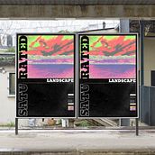 Proyecto "Saturated Landscape". Een project van  Urban art, Posterontwerp y Grafisch ontwerp van Donnet Arzate - 21.03.2021