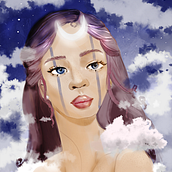 My project in Digital Fantasy Portraits with Photoshop course. Un proyecto de Ilustración digital, Ilustración tradicional, Dibujo, Dibujo de Retrato, Dibujo digital y Pintura digital de mirtodibosco - 21.03.2021