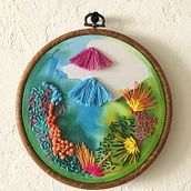Mi Proyecto del curso: Técnicas básicas de bordado y acuarela. Embroider project by ainhoa1980 - 03.21.2021