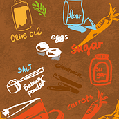 My project in Illustrated Recipes: Making Delicious Art course. Acr, and lic Painting project by Angie Vourtsi - 03.22.2021