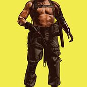 Venom Snake. Sketching, Character Design, Digital Illustration, and Video Games project by Roberto Villaverde - 03.22.2019