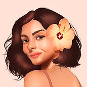 My project in Lighting and Color for Digital Portraits in Photoshop course. Drawing, Artistic Drawing, Portrait Drawing, and Digital Drawing project by silviolet - 03.22.2021