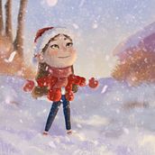 Ilustración Invierno . Un progetto di Illustrazione tradizionale e Illustrazione digitale di Dahianna Sagastume - 22.03.2021