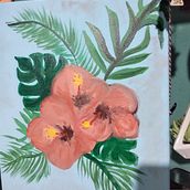 Ibiscus. Fine Arts project by Angeles Abalde - 04.06.2021