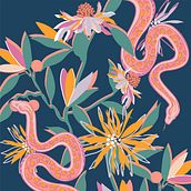 Secret Garden ilustracion. Graphic Design, Pattern Design, and Digital Drawing project by Consuelo Etcheverry Iborra - 03.22.2021