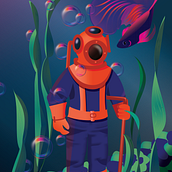 My project in Dynamic Vector Illustration: Keys to Color and Composition course. Digital Illustration project by Alison W - 02.15.2021