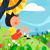 My project in Illustration Techniques for Children’s Books course Ein Projekt aus dem Bereich Kinderillustration und Digitale Zeichnung von Luna Lag - 23.03.2021
