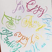 Mi Proyecto del curso: Caligrafía inglesa de la A a la Z. Calligraph project by Marta López Martín - 03.23.2021