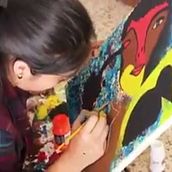 Reinterpretación. Cinema, Vídeo e TV, e Pintura Acrílica projeto de Claudia Matute - 22.06.2019