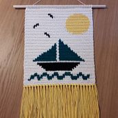 Meu projeto do curso: Intarsia crochê: teça suas tapeçarias. Crochet project by aisabel_francisco - 03.23.2021