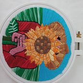 Mi Proyecto del curso: Introducción al bordado botánico. Embroider project by yrivera31 - 03.21.2021