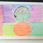 My project in Paper Cutting Techniques for Storytelling course:The Flounder. Un proyecto de Ilustración con tinta de press_genepy - 23.03.2021