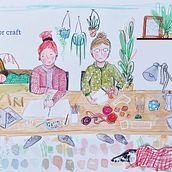 Finally reunited. Children's Illustration project by Nina Midgley - 03.24.2021