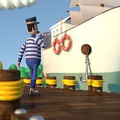 P I N T U C O. Un proyecto de 3D, Animación, Animación 2D, Animación 3D, Animación de personajes, Creatividad, Ilustración digital, Stor, board y Vídeo de Jeison Barba - 24.03.2021
