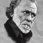 Bukowski. Un proyecto de Dibujo de Retrato e Ilustración digital de Luciano Civitico - 18.02.2021