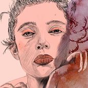 My project in Illustrated Portraits with Procreate course. Digital Illustration project by tessyklein - 03.24.2021