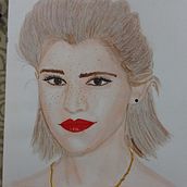 Mi Proyecto del curso: Retrato ilustrado en acuarela. Un proyecto de Pintura a la acuarela de Almudena Diaz Asensio - 24.03.2021