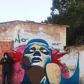 NO ME LA QUITAN - Mural de Roger Semat RIUDOMS. Traditional illustration project by Roger Semat - 03.24.2021