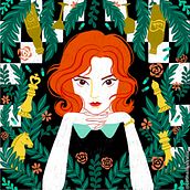 To be series - a series of illustrations... about tv series.. Traditional illustration project by Celina - 04.29.2021