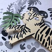 Ilustración con Paper Cutting. Traditional illustration, and Paper Craft project by Lu Paul - 03.25.2021