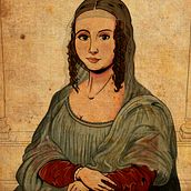 Monalisa FanArt. Een project van Traditionele illustratie y Digitale illustratie van Guillermo Eguizabal - 25.03.2021